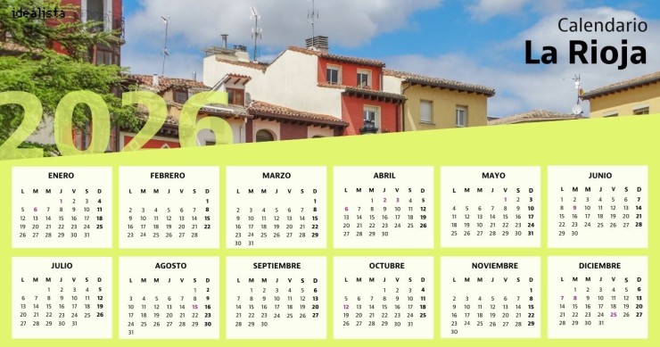 Calendario laboral La Rioja 2026