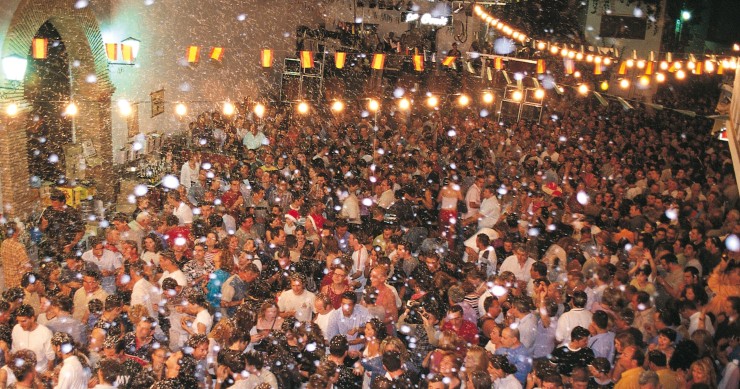 New Year's Eve party in August