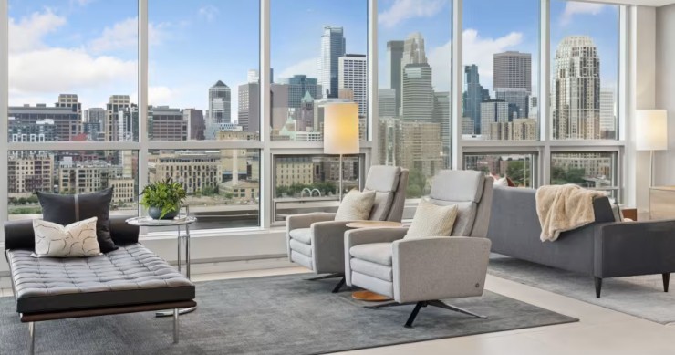 ¿El ático con las mejores vistas del río Misisipi?