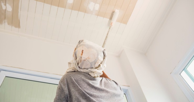 Cómo tapar agujero techo