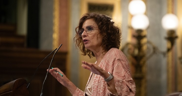 La vicepresidenta primera y ministra de Hacienda, María Jesús Montero.