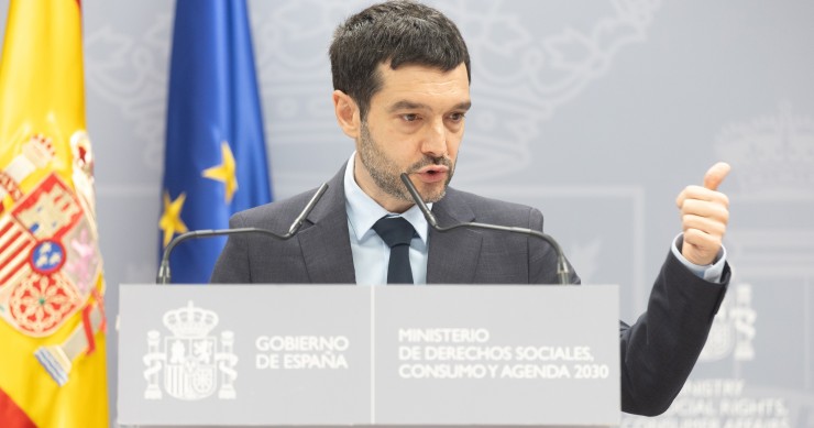 El ministro de Derechos Sociales, Consumo y Agenda 2030, Pablo Bustinduy