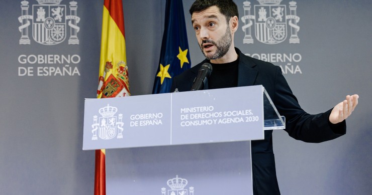 El ministro de Derechos Sociales, Consumo y Agenda 2030, Pablo Bustinduy.