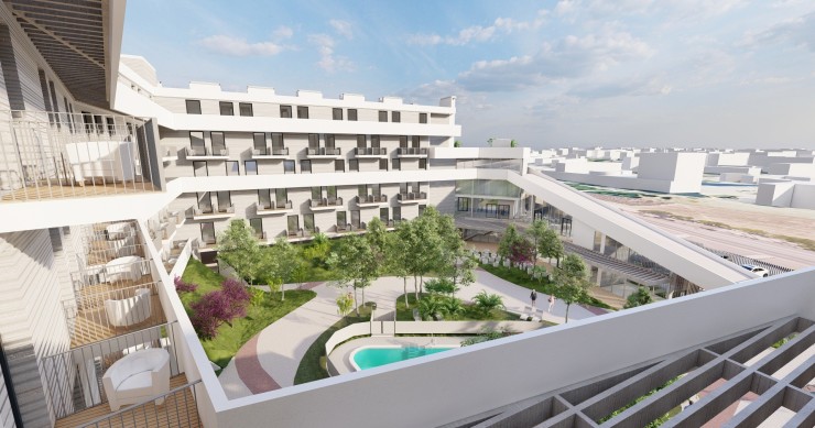 Proyecto de una residencia de estudiantes en Móstoles de Hines