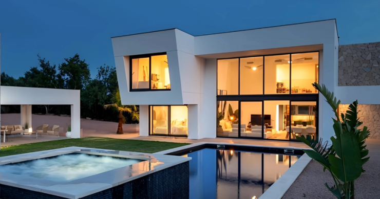 Casa prefabricada de dos plantas