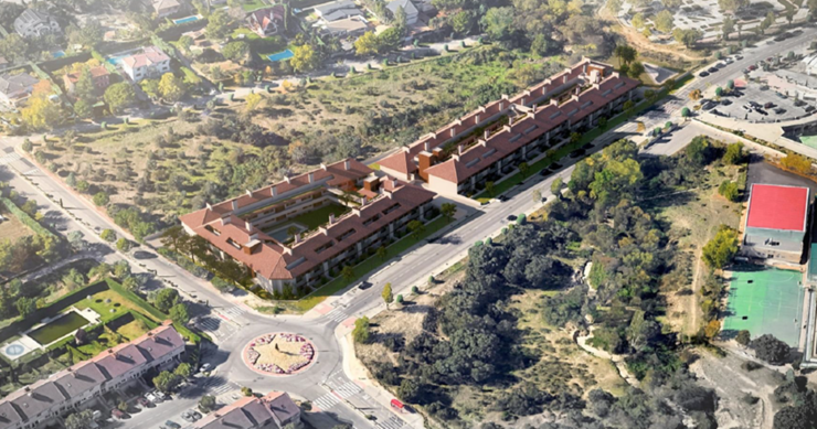 Promoción financiada por Santander y el ICO en Las Rozas