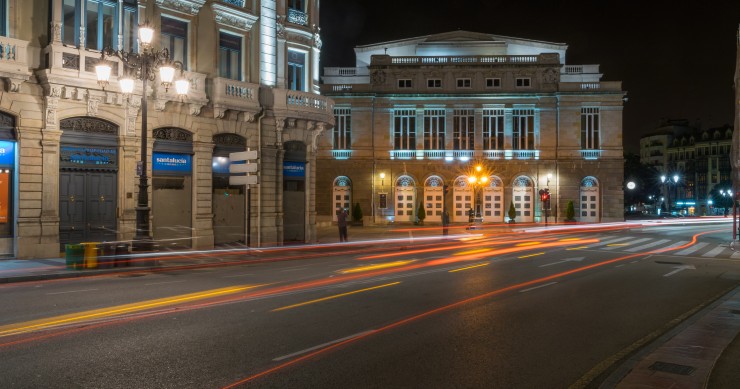 Oviedo durante el eclipse solar