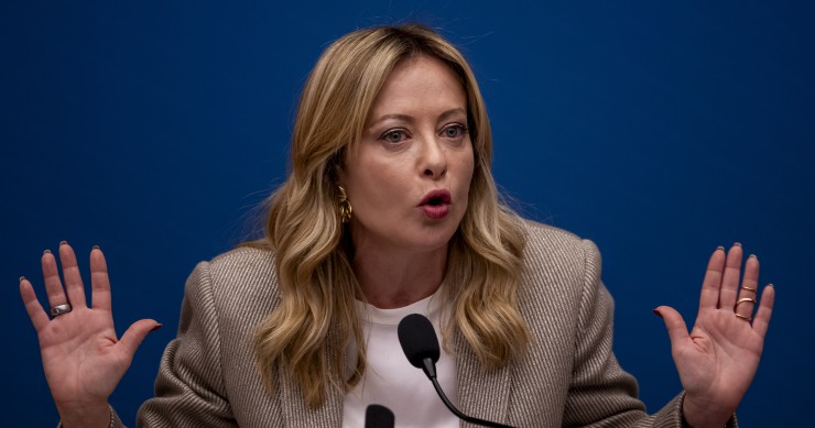 La presidenta del Consejo de Ministros de Italia, Giorgia Meloni