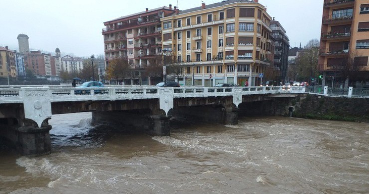 Zona del Puente Nuevo de Tolosa