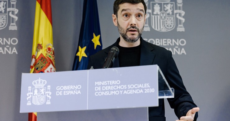 El ministro de Derechos Sociales, Consumo y Agenda 2030, Pablo Bustinduy. 