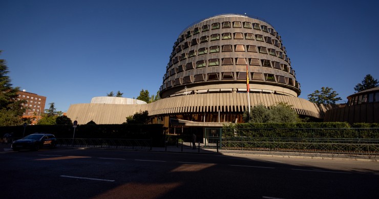 Archivo - Fachada de la sede del Tribunal Constitucional de España, a 26 de septiembre de 2025, en Madrid (España).