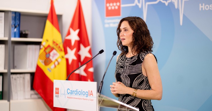 La presidenta de la Comunidad de Madrid, Isabel Díaz Ayuso.
