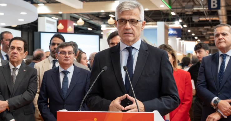 Archivo - El secretario de Estado de Vivienda y Agenda Urbana, David Lucas, durante la inauguración del Salón Internacional Inmobiliario de Madrid 2026.