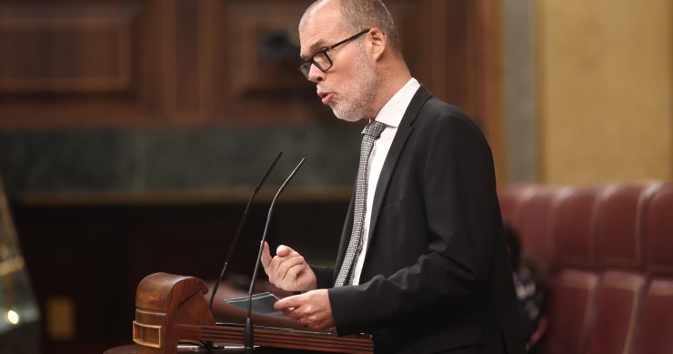 Archivo - El diputado de Junts, Josep Maria Cruset, durante una sesión plenaria extraordinaria, en el Congreso de los Diputados, a 14 de julio de 2026, en Madrid (España). El Congreso se enfrenta hoy, entre otros asuntos, al primer debate y votación del A