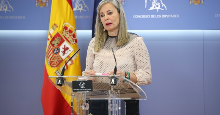 La portavoz de Sumar en el Congreso, Verónica Martínez Barbero