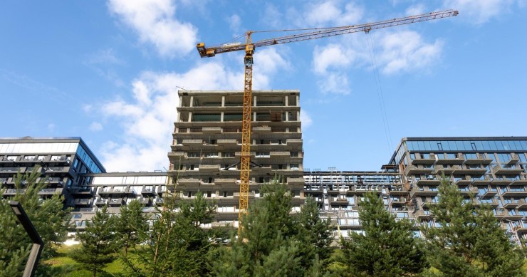 Edificio en construcción.