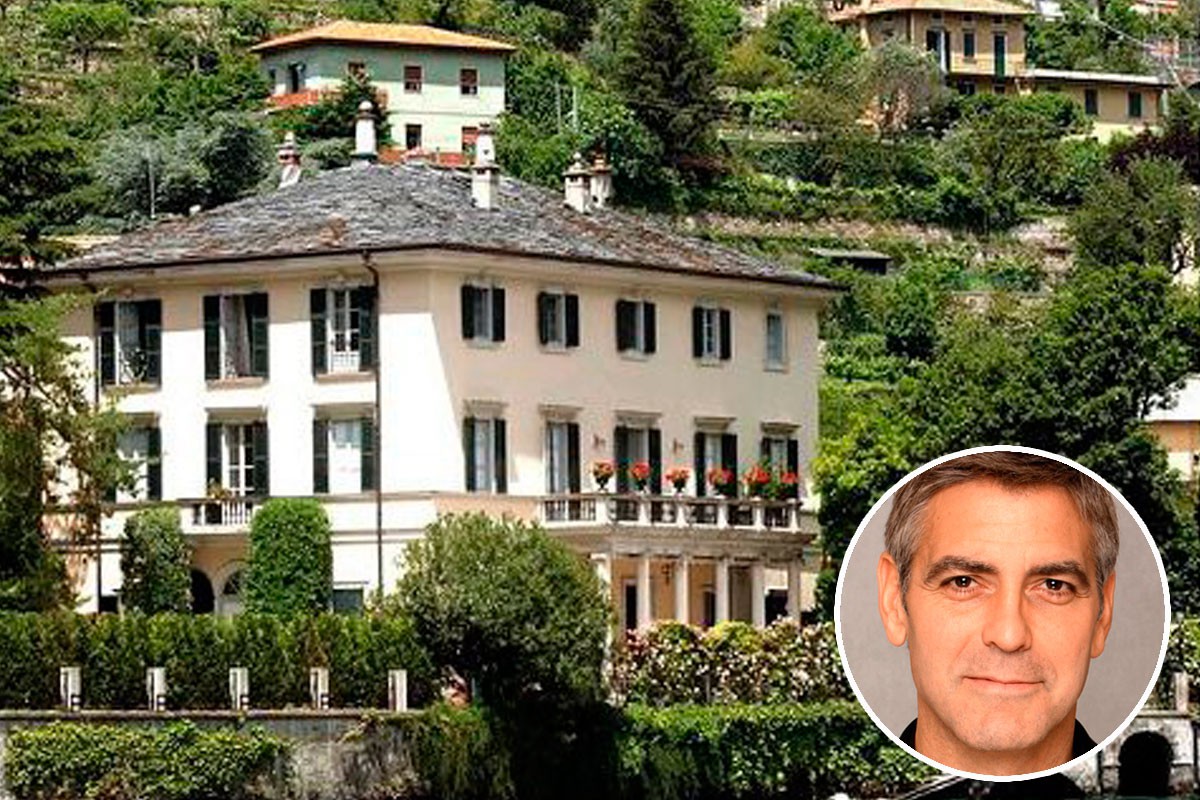 George Clooney pone en venta 'Villa Oleandra' en el lago de Como