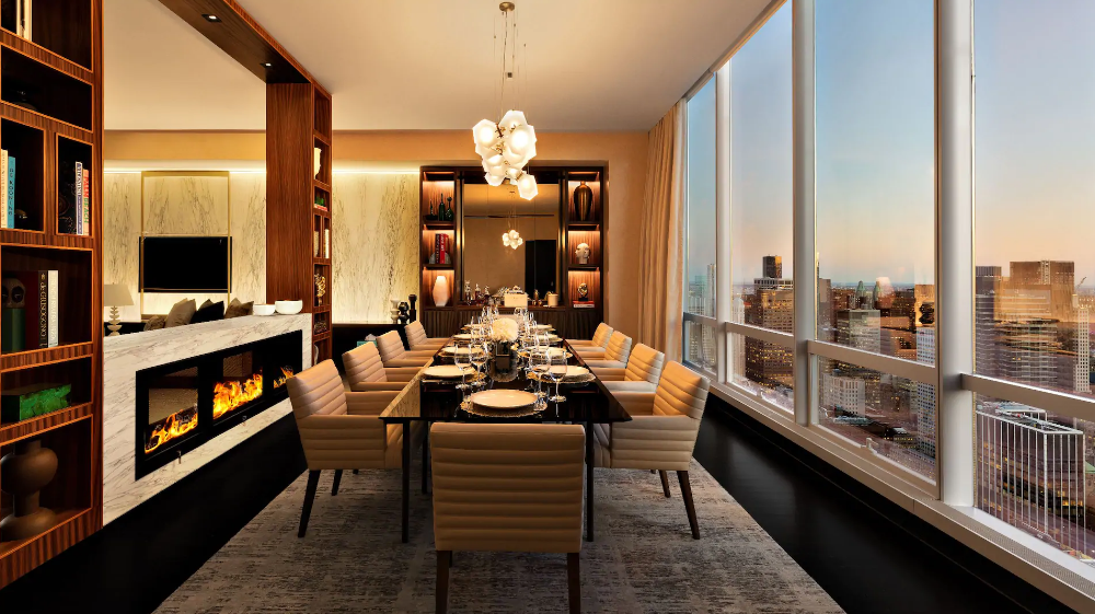 Este hotel con vistas al skyline de Nueva York y Central Park tiene una