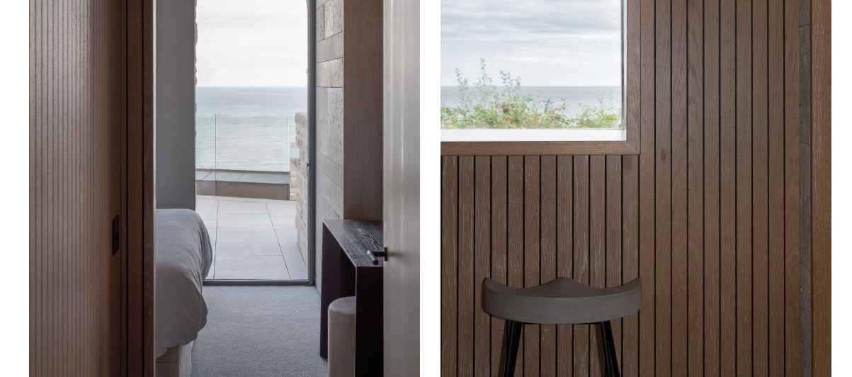 Unos coquetos albergues en lo alto de un acantilado y con vistas a la