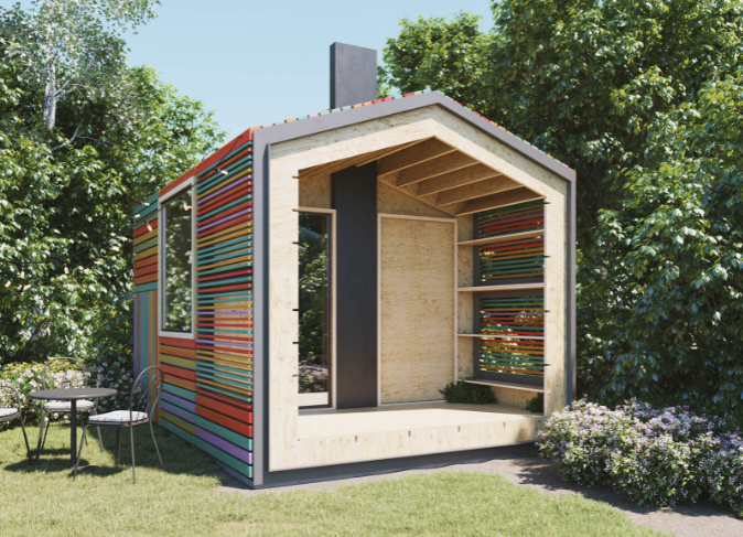 Una cabaña prefabricada sostenible y con diferentes usos — idealista/news