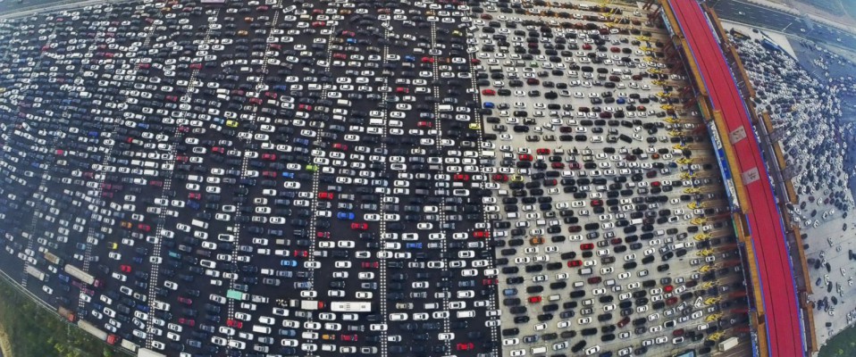 atasco en China
