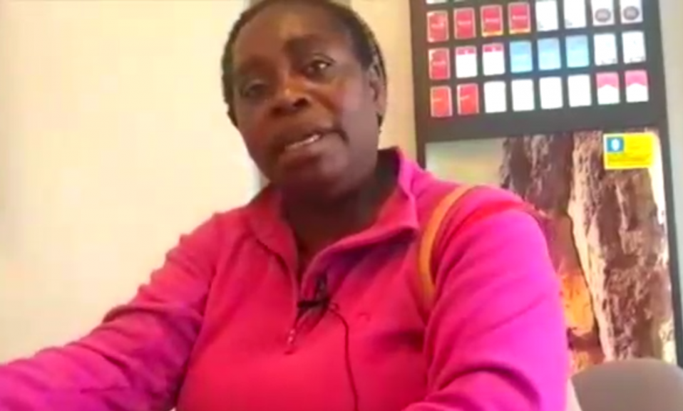 Captura de pantalla de una entrevista realizada a la dueña de la vivienda en el diario Última Hora