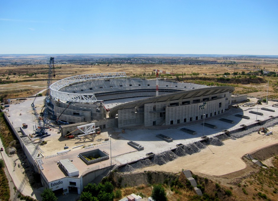 Construcción del nuevo estadio del Atlético de Madrid / FCC