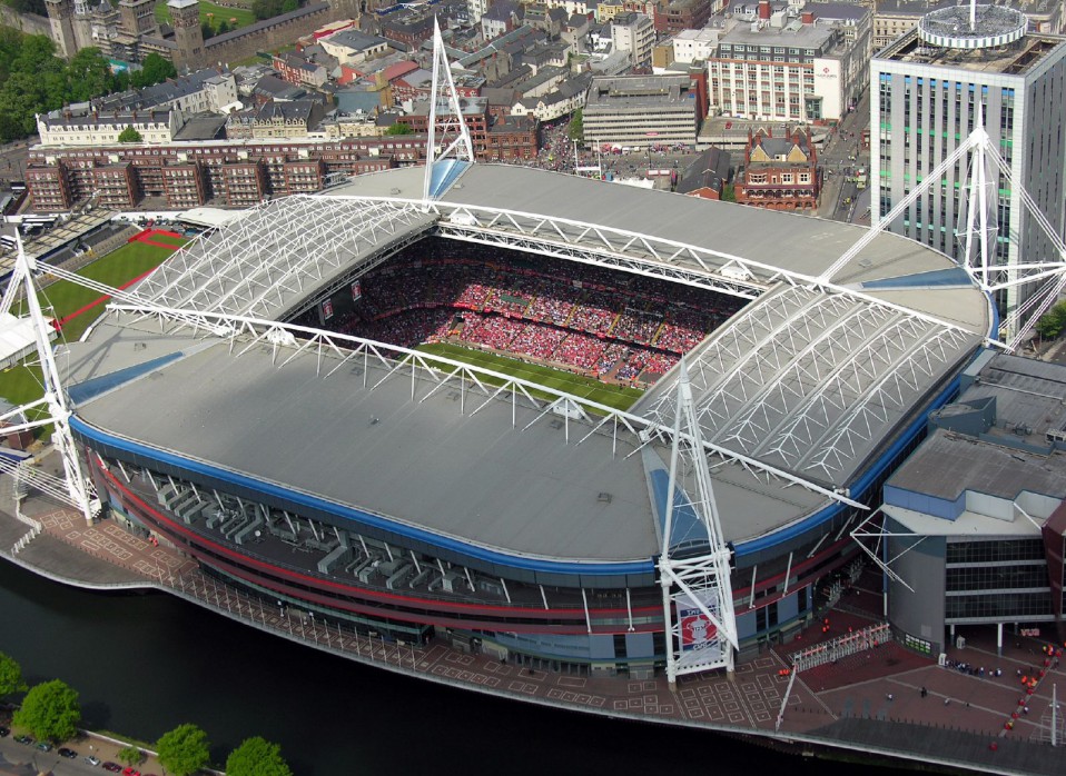 Principality Stadium de Cardiff, Gales / Flickr/Max Montagut