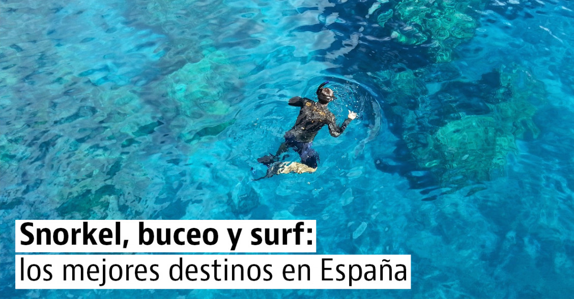 Las mejores playas en España para surfear, practicar buceo y snorkel
