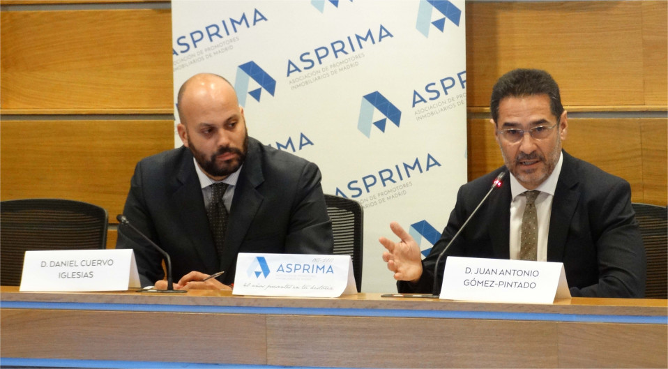Daniel Cuervo (izqda) y Juan Antonio Gómez-Pintado (dcha.), de Asprima / Asprima