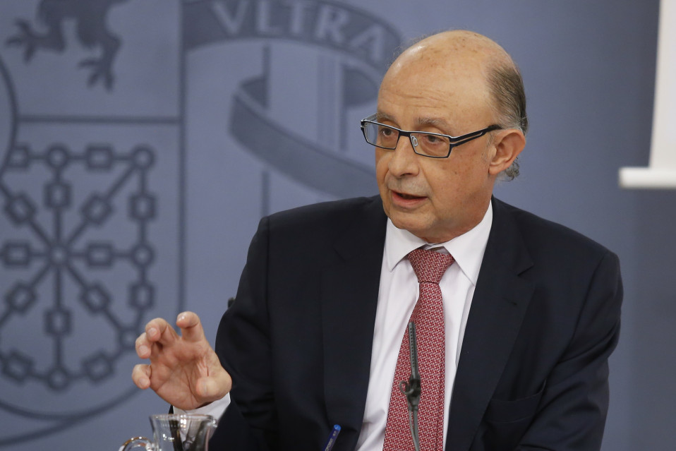 Cristóbal Montoro, ministro de Hacienda