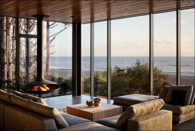 Casas de ensueño: una vivienda en la playa con estructura de acero y