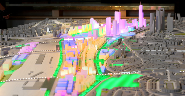 Maqueta de Madrid Nuevo Norte