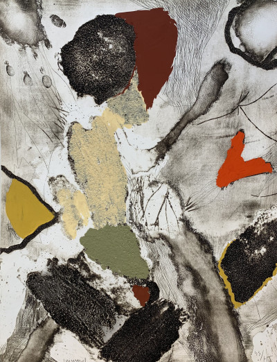 Grabado de Josep Guinovart por 800 euros +IVA (65 x 55 cm)