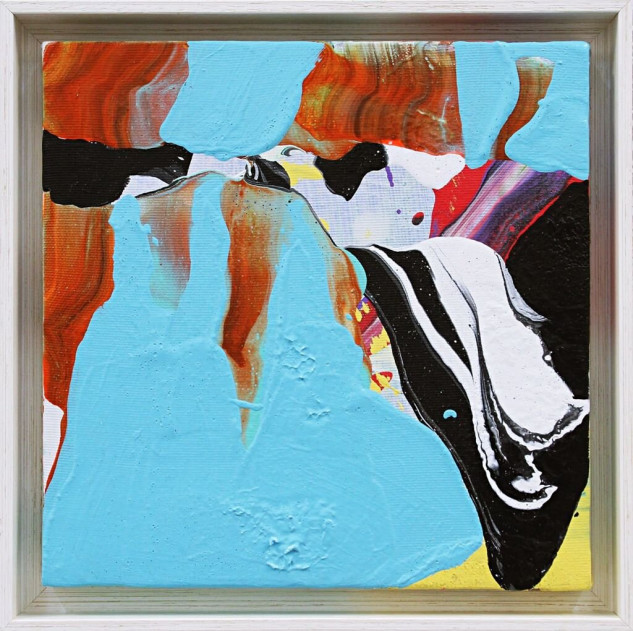 Pintura de Santiago Picatoste por 750 euros (24 x 24 cm)