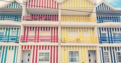 Las coloridas casas de Aveiro
