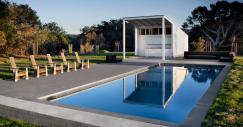 La piscina de la casa de ensueño en California