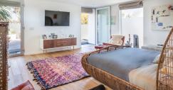 El salón de la casa de lujo en California