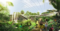 El invernadero tendrá cascadas 