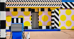 Un ejemplo de arte urbano modernista