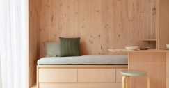 Dormitorio de la tiny house Minima