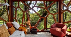 Interior con sofá
