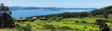 Pueblo abandonado frente a la costa de A Coruña