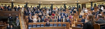 Sesión plenaria en el Congreso de los Diputados