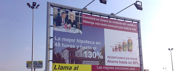 anuncio reciente encontrado en un centro comercial al sur de madrid