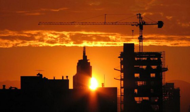 Los visados de obra nueva se han reducido un 64,2%