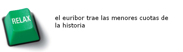 el euribor sigue sin dar preocupaciones