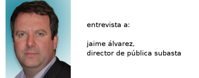 jaime álvarez, director de la revista pública subasta