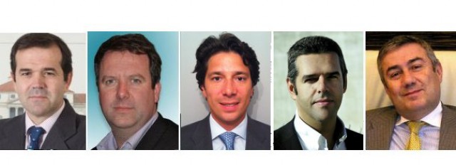 de izq. a drcha: juan fernández-aceytuno, jaime álvarez, luis rodríguez, fernando encinar y miguel córdoba