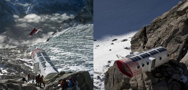 el refugio gervasutti, una proeza de la ingeniería en los alpes